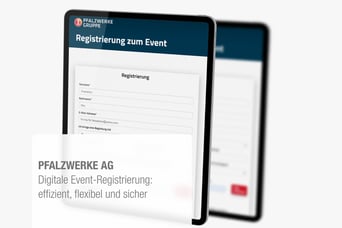 Digitale Event-Registrierung für PFALZWERKE AG