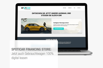 Spoticar Financing Store: Jetzt auch Gebrauchtwagen 100% digital leasen
