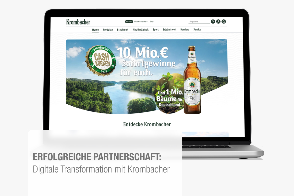 Erfolgreiche Partnerschaft: Digitale Transformation mit Krombacher