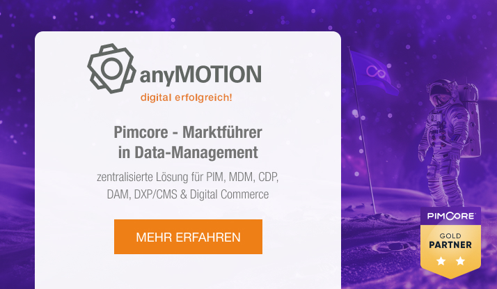 anyMOTION Pimcore Gold Partner